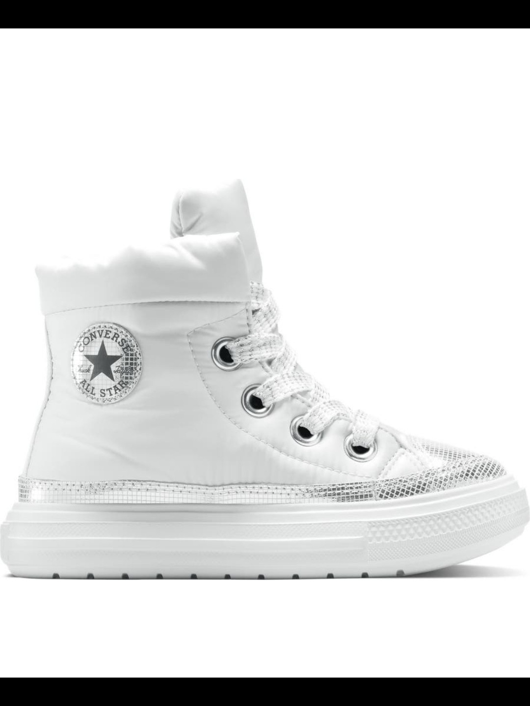 Converse All Star White High-Top Platform Sneaker
